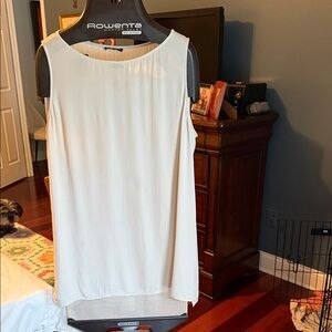 Elegant Silk Cream Eileen Fisher Sleeveless